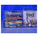 Assorted Blu-ray Movie Discs Selection Lot