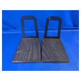 Wood Metal Bookends