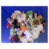 Large Lot of Stuffed Animals