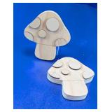 Demis Chunky Wood Mushroom Shapes