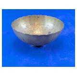 Brass Scalloped Bowl