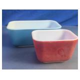Vintage Pyrex Milk Glass Refrigerator Dishes