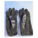 Black Winter Gloves Pair