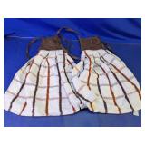 Plaid Hanging Kitchen Towels Pair