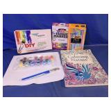 DIY Paint Kit & Coloring Supplies Lot