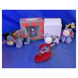 Disney Eeyore Holiday Plush & Ornament Lot