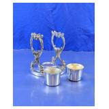 Silver Tone Gravy Boat Stand