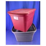 Sterilite 18 Gallon Plastic Storage Totes