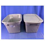 Sterilite Plastic Storage Totes Pair