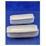 Corn-Shaped Ceramic Serving Dish Lot