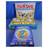 Monopoly Junior Labyrinth Kwinky Dinkx Board