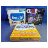 Clue Heads Up! Spontuneous Game Assortment