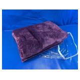 Threshold Plush Throw Blanket Purple