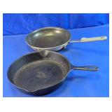 Vintage Cast Iron & Lincoln Wear-Ever Skillets