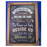 Rustic Thanksgiving Wall Sign