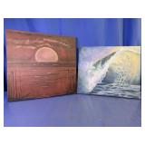 Hand-Painted Canvas Art Set