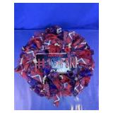 Houston Texans #1 Fan Deco Mesh Door Wreath