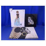 Chic Canvas and Framed Wall Art Decor Lot