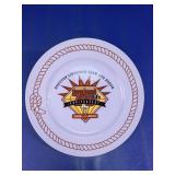 Houston Rodeo 75th Anniversary Glass Plate