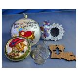 Vintage Holiday Ornament Lot