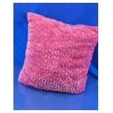 Plush Fuchsia Decorative Throw Pillow