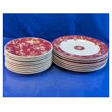 Waverly Garden Room Fruit Toile Plate Set