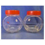 Glass Candy Jars with Lids