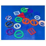 Plastic Buckle Ring & Slider Assortment