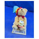 Musical Happy Birthday Teddy Bear Figurine