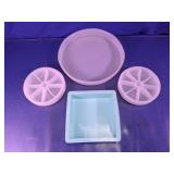Large Round & Geometric Silicone Craft Molds Set