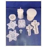 Cross & Snowflake Silicone Molds Set
