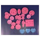 Flower & Heart Silicone Mold Assortment