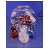 Beistle Balloon Weights Set with Clear Fishbowl