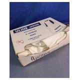 Uline S-10485W White Disposable Poly Aprons Lot