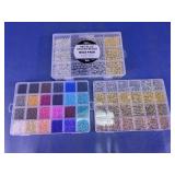 Assorted Glass Seed & Metallic Spacer Bead Lot