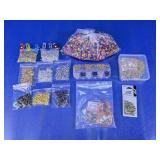 Mixed Jewelry Findings and Seed Bead Craft Lot