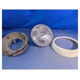 Vintage VW Hella Headlight Assembly