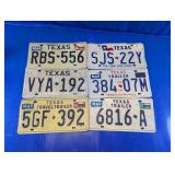 Texas License Plate Assortment