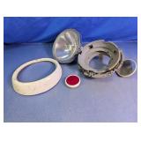 Vintage Auto Headlight Parts & Accessories Lot