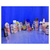 Assorted Automotive Cleaners, Fluids & Oiler Lot