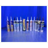 Assorted Sealants Caulk & Marine Grease Lot