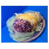 Victorian Corner Floral Fascinator Hat