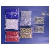 DIY Bead & Swivel Clasp Keychain Craft Lot