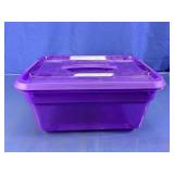 Hobby Lobby 13.74qt Purple Craft Storage Box Tray