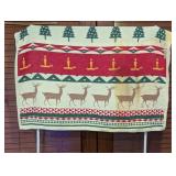 Christmas Holiday Woven Throw Blanket