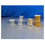 Collection of Jewelry Craft Chain Spools Lot