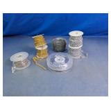 Assorted Craft Jewelry Chain Spools Lot