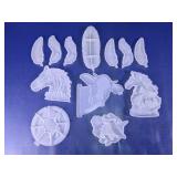 Horse, Cow, & Feather Resin Mold Assortment