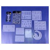Moon, Feather & Earring Resin Mold Assortment