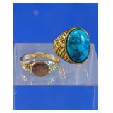 Gold-Tone Fashion Rings